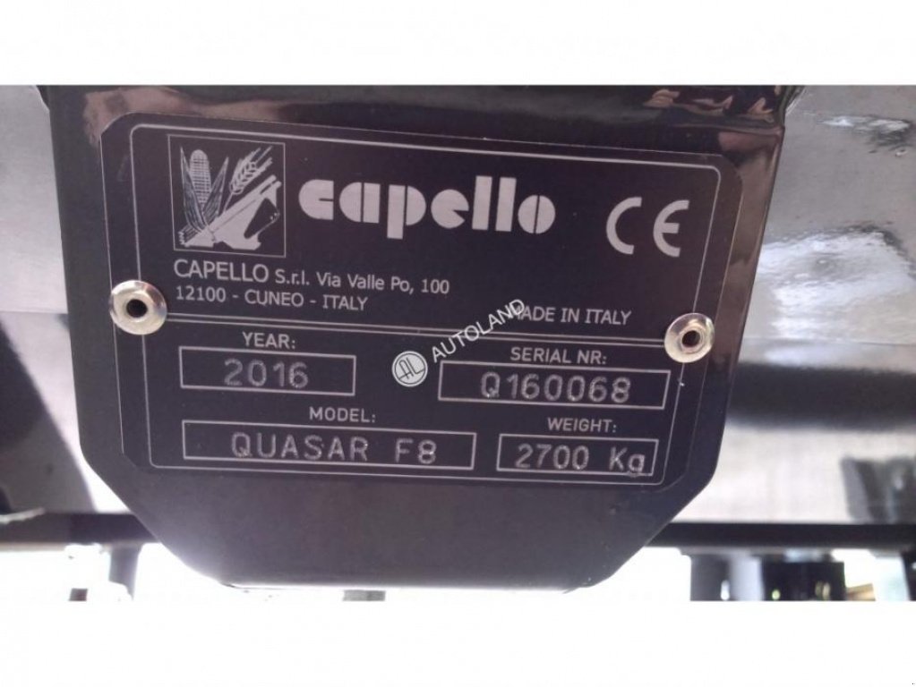 Maispflückvorsatz des Typs Capello Quasar F8, Gebrauchtmaschine in Здолбунів (Bild 4)