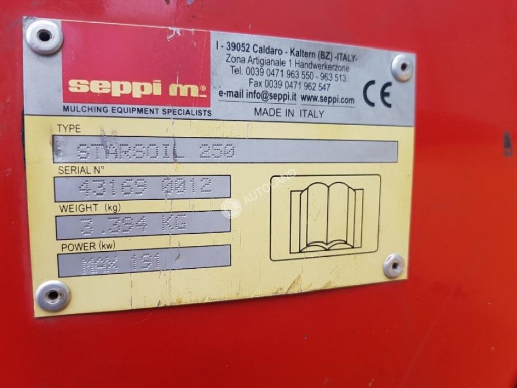 Straßenfräse des Typs Seppi StarSoil 250, Gebrauchtmaschine in Рівне (Bild 5)