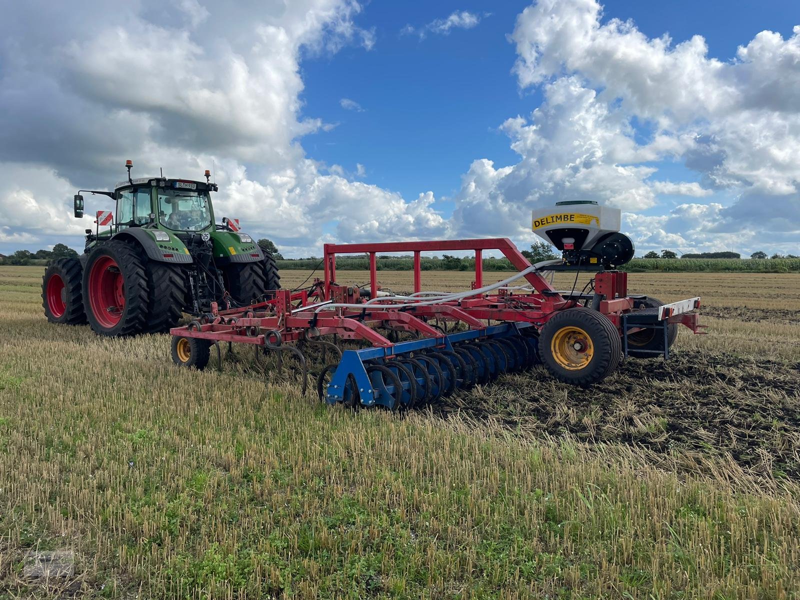 Sämaschine des Typs Delimbe T18 H Pneumatikstreuer Zwischenfruchtstreuer Mikrogranulatstreuer pneumatisches Sägerät Nachsaatgerät Nachsaat, Neumaschine in Kötzting (Bild 12)