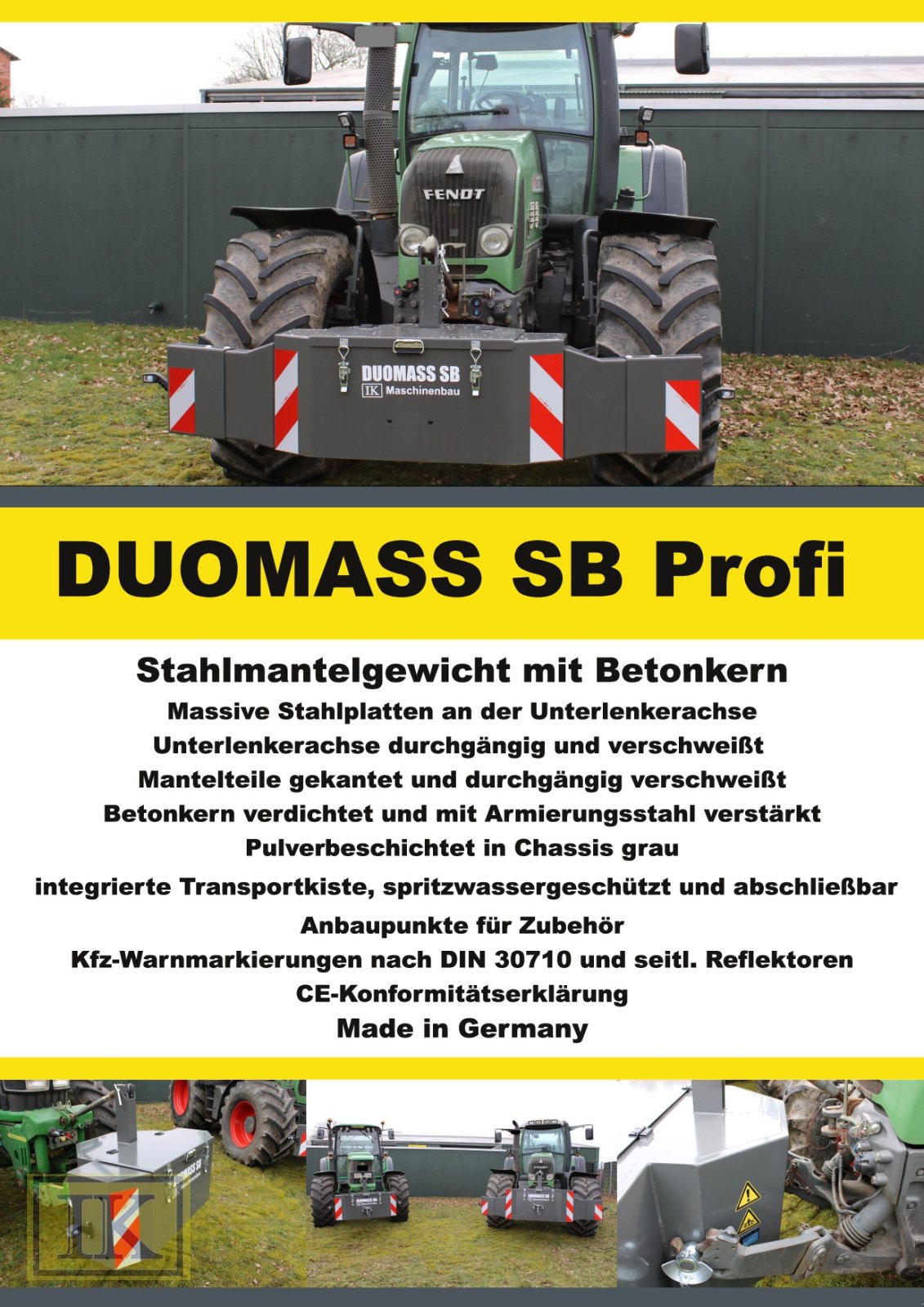 Frontgewicht des Typs IK Maschinenbau DUOMASS SB Profi, Neumaschine in Hämelhausen (Bild 12)