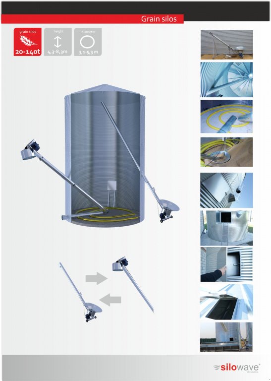 Silo des Typs Silowave Getreide Flachbodensilo 75T, Neumaschine in Frankfurt (Oder) (Bild 8)