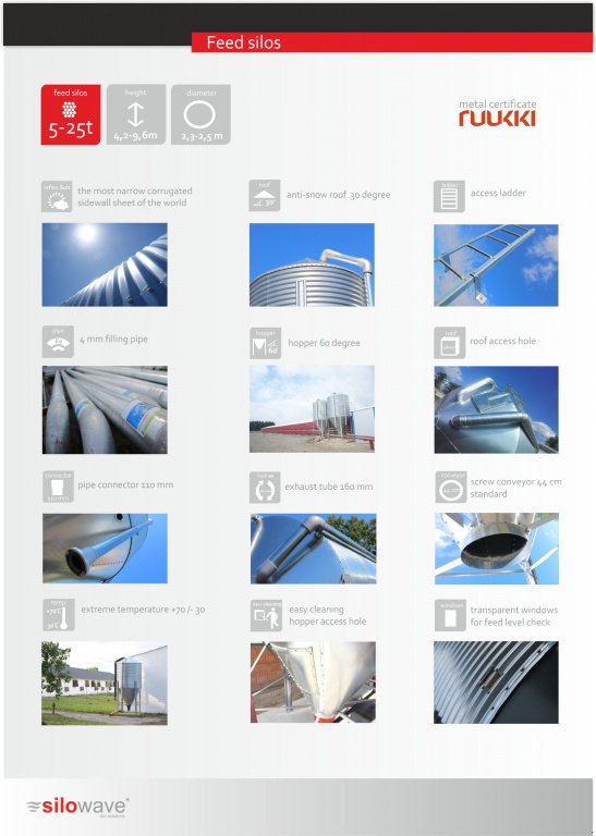 Silo des Typs Silowave Futtersilo 8T, Neumaschine in Frankfurt (Oder) (Bild 2)