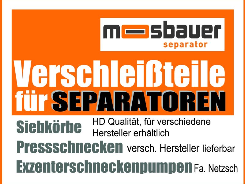 Sonstige Gülletechnik & Dungtechnik des Typs Moosbauer Separator Ersatzteile für Separatoren, Neumaschine in Reut (Bild 1)