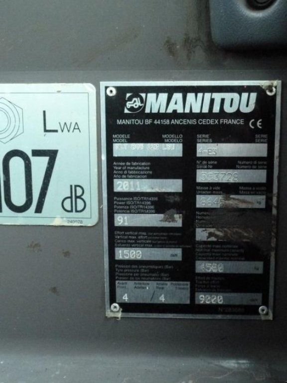 Frontlader des Typs Manitou MLT 845-120 LSU, Neumaschine in Путрівка (Bild 2)
