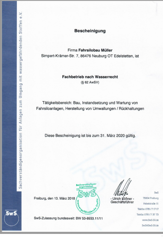 Sonstiges des Typs Müller Traunsteiner Fahrsilo Fachbetrieb, Neumaschine in Neuburg a. d. Kammel (Bild 14)