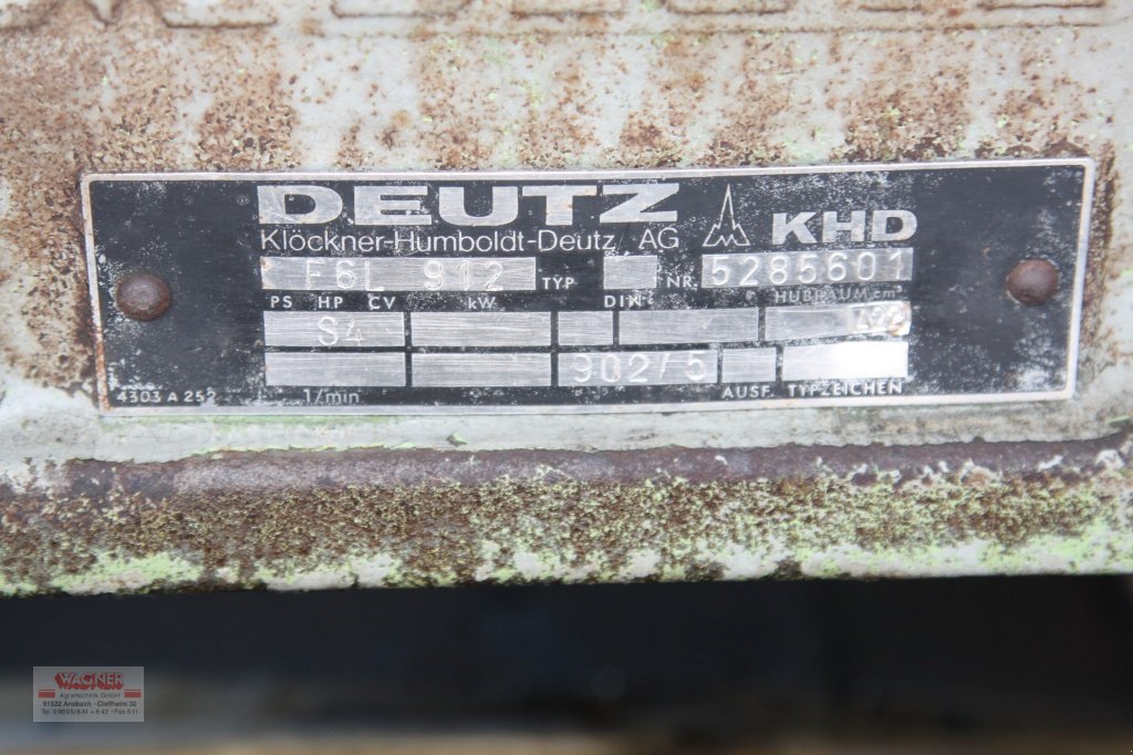 Motor & Motorteile des Typs Deutz F6L912 - D 8006, Gebrauchtmaschine in Ansbach (Bild 2)