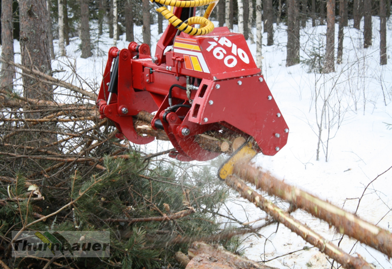 Aggregat & Anbauprozessor des Typs Tapio 160 Schubharvesterkopf, Neumaschine in Bodenmais (Bild 2)
