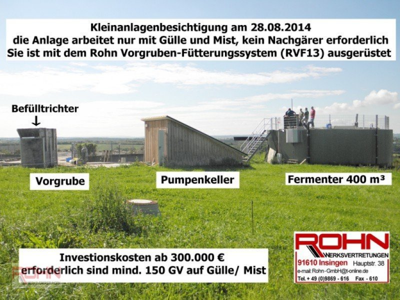 Sonstige Biogastechnik des Typs Rohn Kleinanlagen/ Kompaktanlagen, Neumaschine in Insingen (Bild 1)