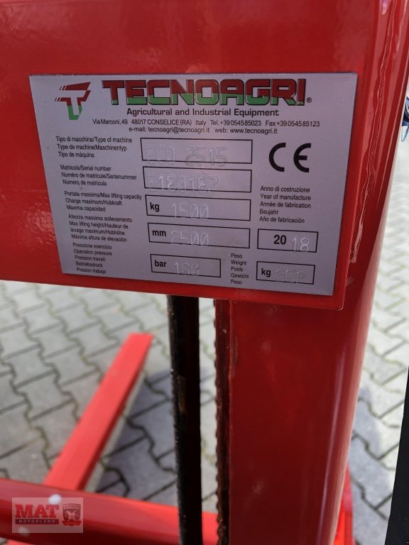 Heckstapler/Anbaustapler des Typs Tecnoagri Eco 2515, Neumaschine in Waldkraiburg (Bild 5)