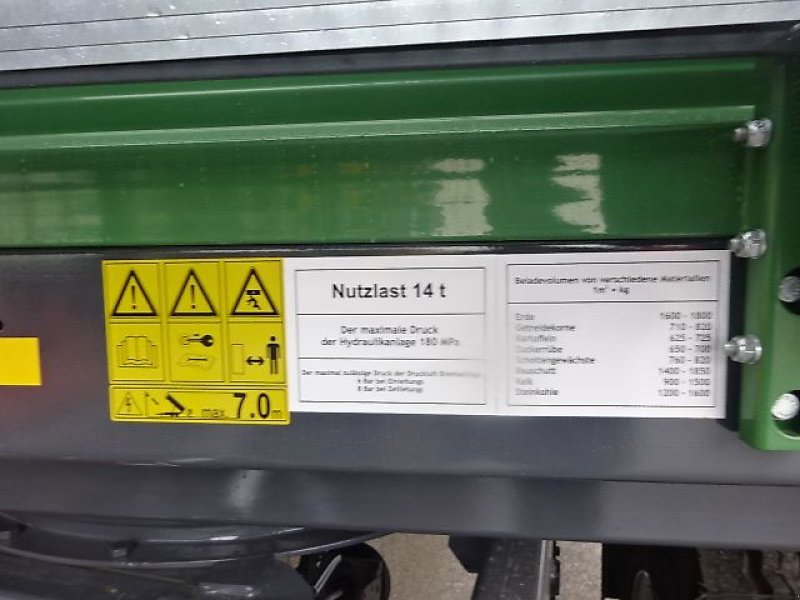 Kipper des Typs Metal-Fach T 739- 18 Tonnen - 2 Achsanhänger- Neu Bordwände 80 - 80 cm, Neumaschine in Neureichenau (Bild 26)