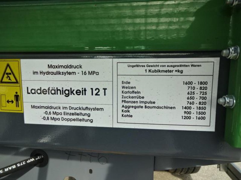 Kipper des Typs Metal-Fach T-730-3-Tandemkipper GG 16-Tonnen, Neumaschine in Neureichenau (Bild 19)