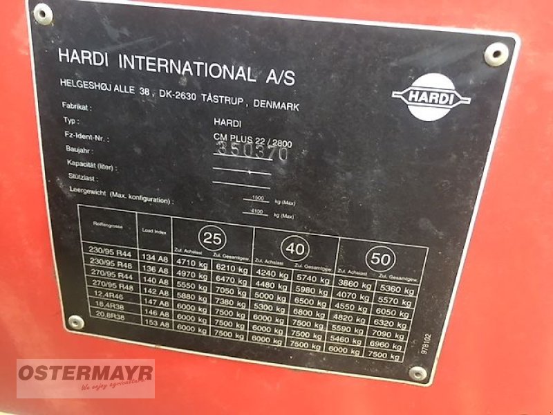 Anhängespritze des Typs Hardi Commander 2800, Gebrauchtmaschine in Rohr i .NB (Bild 5)