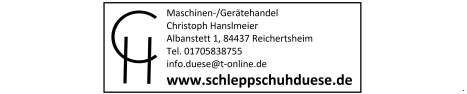 MASCHINEN-/ GERÄTEHANDEL CHRISTOPH HANSLMEIER