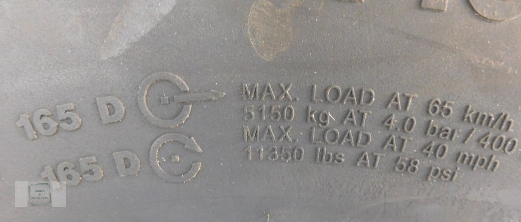 Reifen des Typs Vredestein 710/45R22,5 Flotation, Neumaschine in Gross-Bieberau (Bild 5)