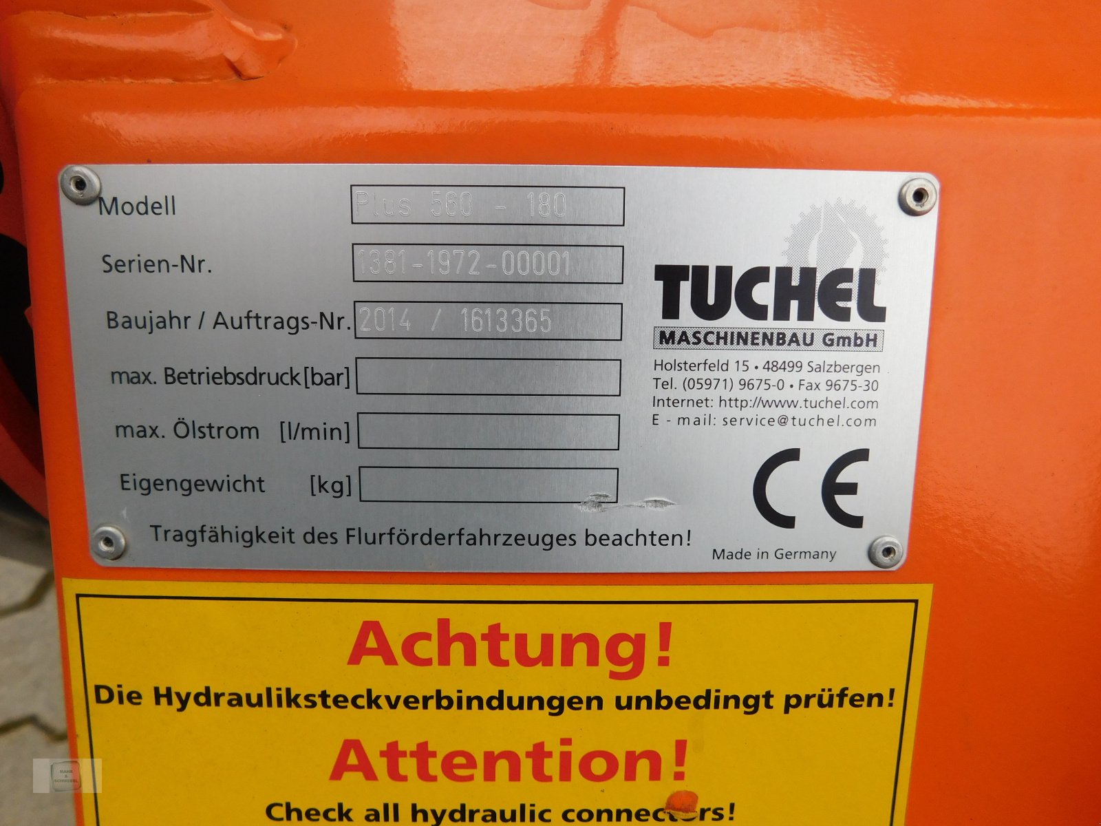 Kehrmaschine des Typs Tuchel Plus 590, Neumaschine in Gross-Bieberau (Bild 4)