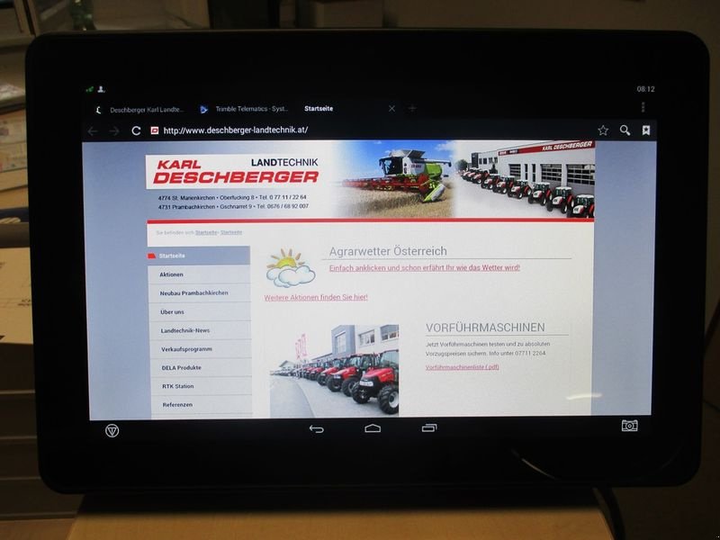 Parallelfahr-System des Typs Steyr Trimble XCN-2050 Spurführsystem, Neumaschine in St. Marienkirchen (Bild 1)