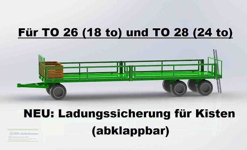 Ballentransportwagen des Typs PRONAR 3-achs Anhänger, Ballenwagen, Strohwagen, TO 26 M; 18,0 to, NEU, Neumaschine in Itterbeck (Bild 29)