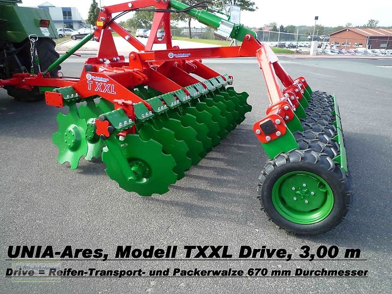 Kurzscheibenegge des Typs Unia Kurzscheibeneggen, ARES NEU, 2,50 - 12,00 m, verschiedene Walzen, Neumaschine in Itterbeck (Bild 5)