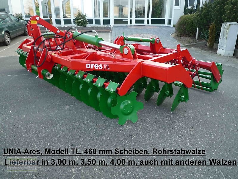 Kurzscheibenegge des Typs Unia Kurzscheibeneggen, ARES NEU, 2,50 - 12,00 m, verschiedene Walzen, Neumaschine in Itterbeck (Bild 3)