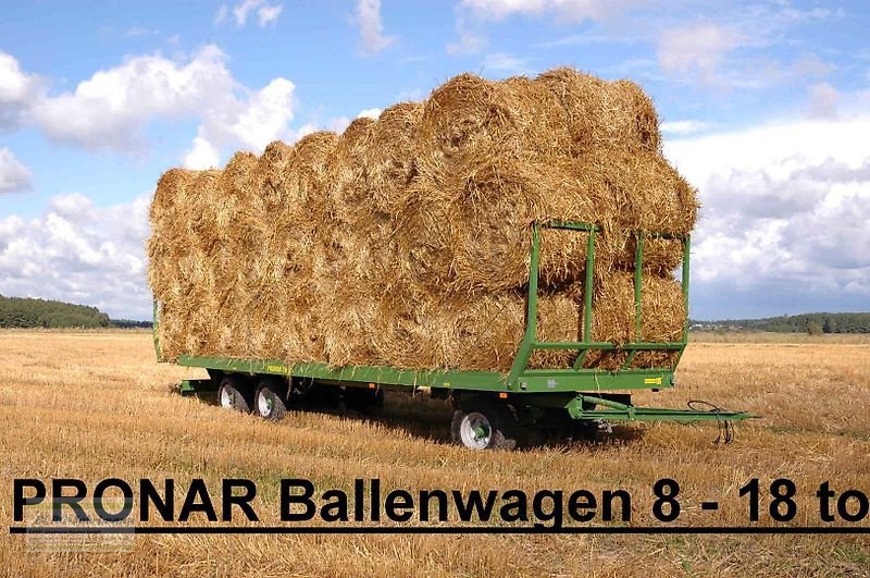 Ballentransportwagen des Typs PRONAR Ballenwagen, NEU, auch mit hydr. Ladungssicherung, 2 + 3 Achsen + Tandem, 10 - 24 to., Neumaschine in Itterbeck (Bild 26)