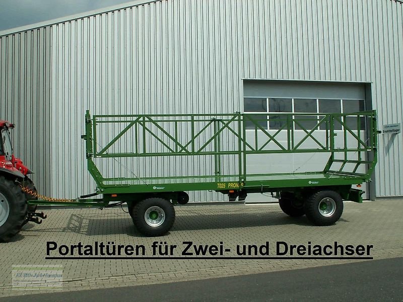 Ballentransportwagen des Typs PRONAR Ballenwagen, NEU, auch mit hydr. Ladungssicherung, 2 + 3 Achsen + Tandem, 10 - 24 to., Neumaschine in Itterbeck (Bild 20)
