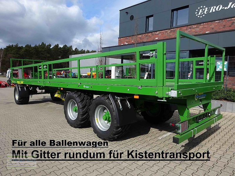 Ballentransportwagen des Typs PRONAR Ballenwagen, NEU, auch mit hydr. Ladungssicherung, 2 + 3 Achsen + Tandem, 10 - 24 to., Neumaschine in Itterbeck (Bild 12)