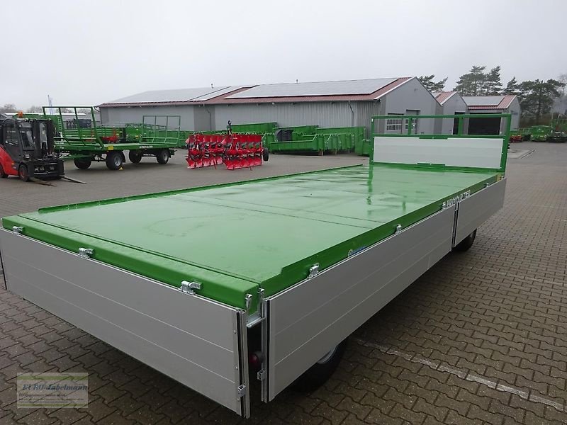 Tieflader des Typs PRONAR 2-achs Plattformwagen mit Alu-Bordwände TO 22, 10 to, NEU, Neumaschine in Itterbeck (Bild 17)