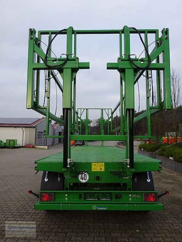 Ballentransportwagen des Typs PRONAR Ballenwagen, Strohwagen, TO 27, 18 to, hydr. Ladungssicherung, Bauj. 2021, Gebrauchtmaschine in Itterbeck (Bild 9)