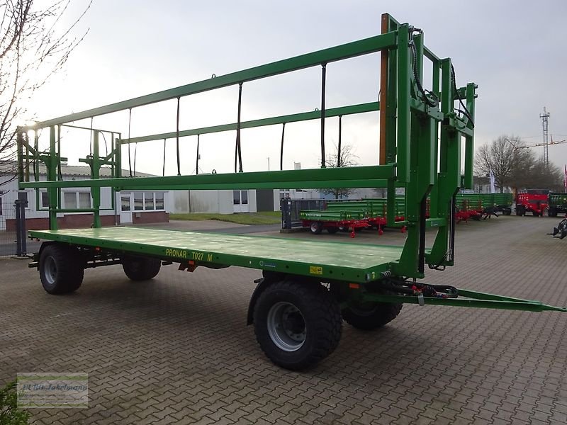 Ballentransportwagen des Typs PRONAR Ballenwagen, Strohwagen, TO 27, 18 to, hydr. Ladungssicherung, Bauj. 2021, Gebrauchtmaschine in Itterbeck (Bild 3)