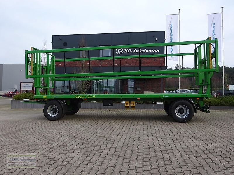 Ballentransportwagen des Typs PRONAR Ballenwagen, Strohwagen, TO 27, 18 to, hydr. Ladungssicherung, Bauj. 2021, Gebrauchtmaschine in Itterbeck (Bild 8)