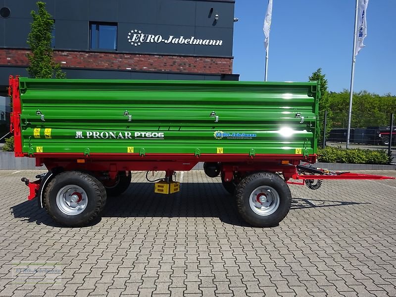 Kipper des Typs PRONAR Zweiachsdreiseitenkipper PT 606, 8,9 to, Palettenbreite, NEU, Gebrauchtmaschine in Itterbeck (Bild 7)