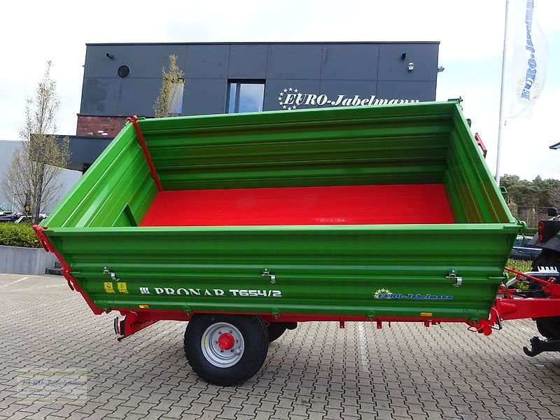 Kipper des Typs PRONAR Einachsdreiseitenkipper, 654/2, 6 to, 40 km/h, Druckluft / Auflaubremse, ab Lager, Neumaschine in Itterbeck (Bild 22)