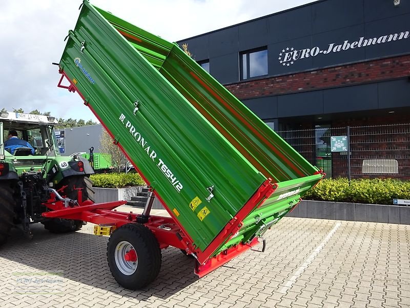 Kipper des Typs PRONAR Einachsdreiseitenkipper, 654/2, 6 to, 40 km/h, Druckluft / Auflaubremse, ab Lager, Neumaschine in Itterbeck (Bild 26)