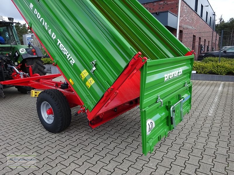 Kipper des Typs PRONAR Einachsdreiseitenkipper, 654/2, 6 to, 40 km/h, Druckluft / Auflaubremse, ab Lager, Neumaschine in Itterbeck (Bild 28)