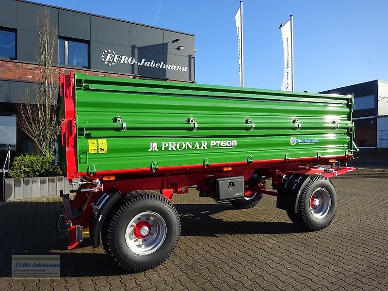 Kipper des Typs PRONAR Anhänger Zweiachsdreiseitenkipper PT 608, 11,6 to, NEU, Neumaschine in Itterbeck (Bild 3)