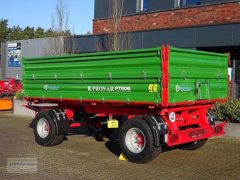 Kipper des Typs PRONAR Anhänger Zweiachsdreiseitenkipper PT 608, 11,6 to, NEU, Neumaschine in Itterbeck (Bild 9)