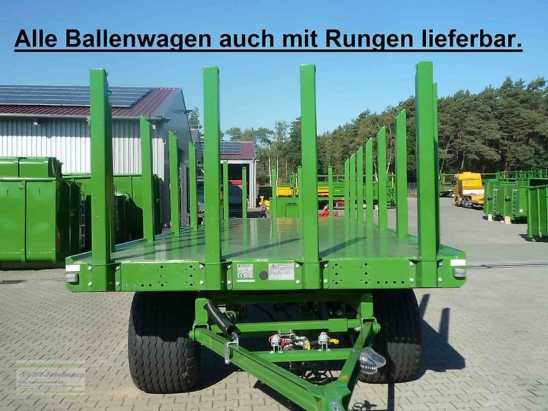 Ballentransportwagen des Typs PRONAR 3-Achs- Ballentransportwagen TO26M / T026M, 18,0 to. z.G.G, mit hydraulischer Ladungssicherung, Neumaschine in Itterbeck (Bild 29)
