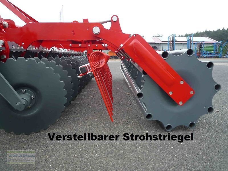 Kurzscheibenegge des Typs Unia Scheibenegge Ares XL 3,00 m, Ø560mm Scheiben, Federstriegel, Rohrstabwalze Ø600 mm, Vorführmaschine in Itterbeck (Bild 4)