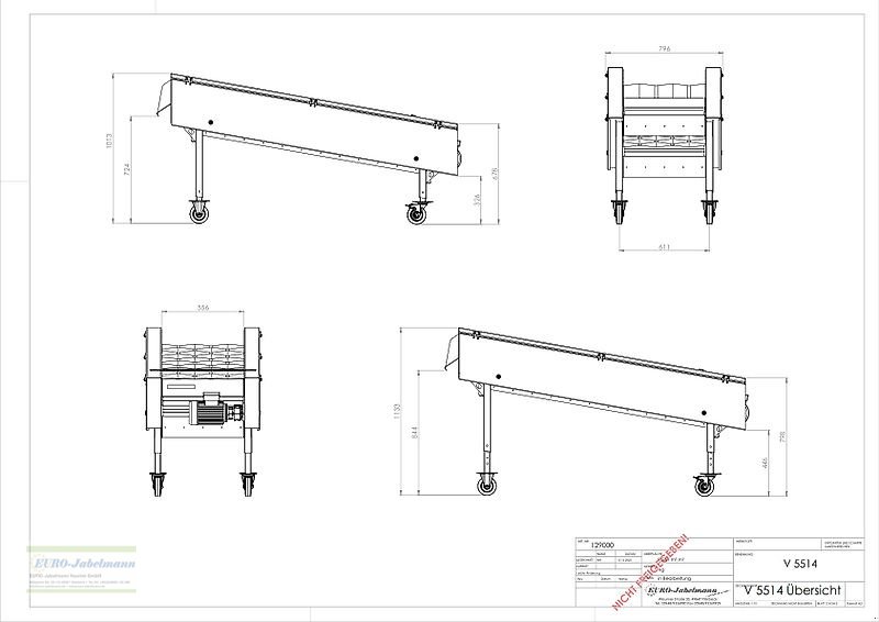 Lagertechnik des Typs EURO-Jabelmann Bürstenmaschinen V 5514; NEU, Neumaschine in Itterbeck (Bild 5)