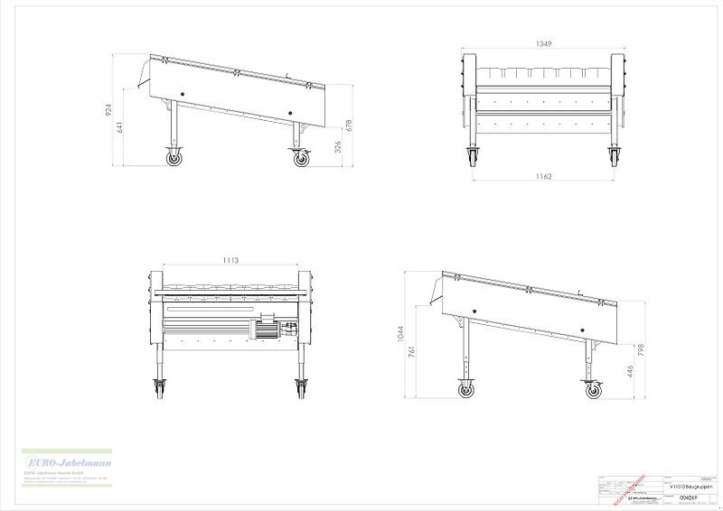 Lagertechnik des Typs EURO-Jabelmann Bürstenmaschinen V 11010; NEU, Neumaschine in Itterbeck (Bild 5)