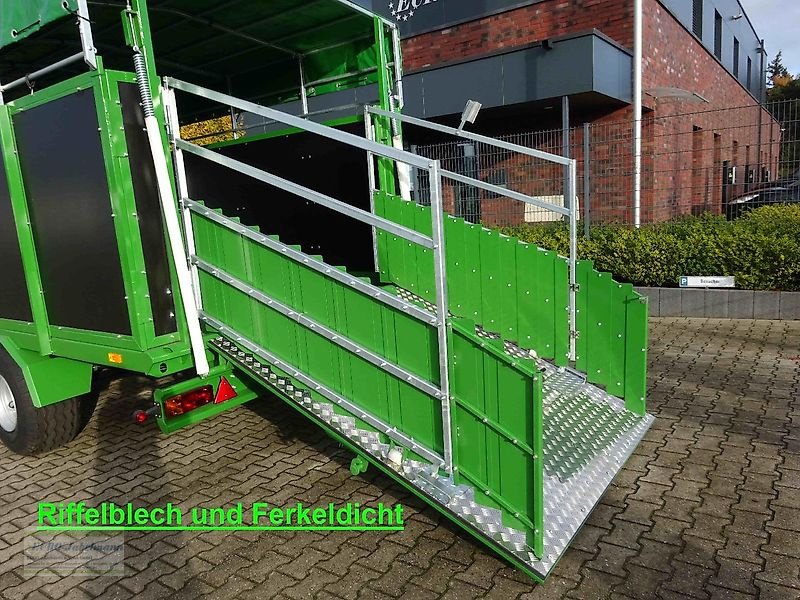 Anhänger des Typs PRONAR Viehtransportanhänger Kurier TO 46, 5,5 to, Auflauf- + Druckluftbremse, NEU, Neumaschine in Itterbeck (Bild 25)