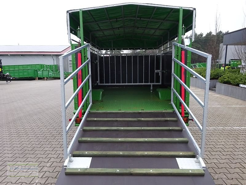 Anhänger des Typs PRONAR Viehtransportanhänger Kurier TO 46, 5,5 to, Auflauf- + Druckluftbremse, NEU, Neumaschine in Itterbeck (Bild 12)