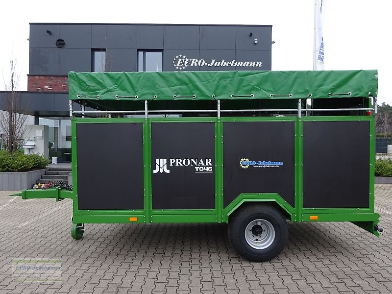 Anhänger des Typs PRONAR Viehtransportanhänger Kurier TO 46, 5,5 to, Auflauf- + Druckluftbremse, NEU, Neumaschine in Itterbeck (Bild 4)