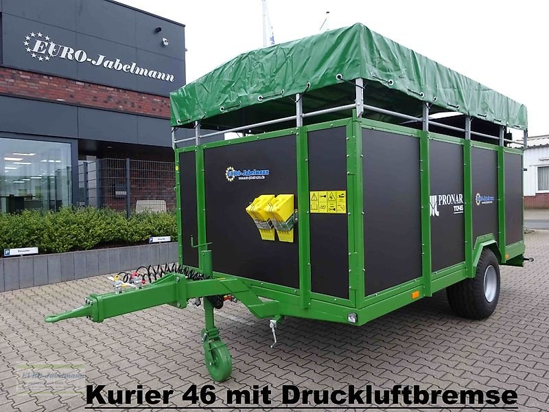 Anhänger des Typs PRONAR Viehtransportanhänger Kurier TO 46, 5,5 to, Auflauf- + Druckluftbremse, NEU, Neumaschine in Itterbeck (Bild 2)