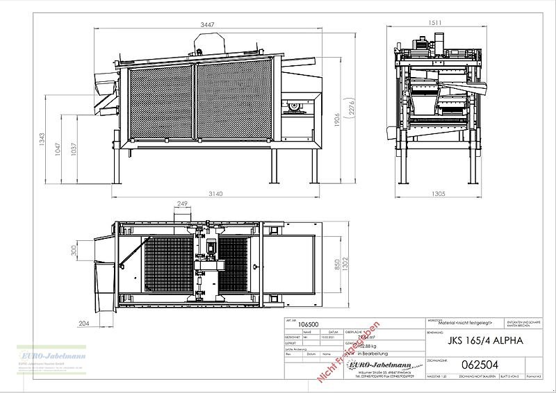 Lagertechnik des Typs EURO-Jabelmann Kartoffelsortieranlagen, JKS 165/4 Alpha, NEU, Neumaschine in Itterbeck (Bild 23)