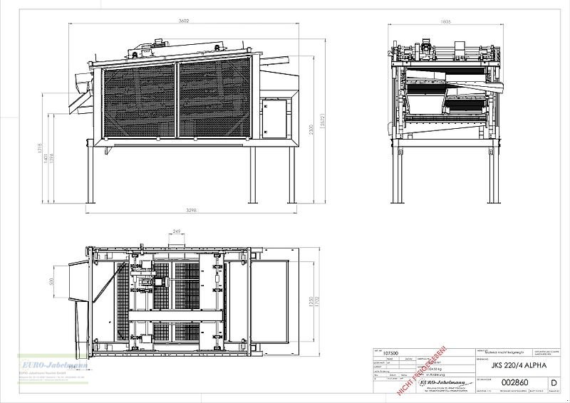 Lagertechnik des Typs EURO-Jabelmann Kartoffelsortieranlagen, JKS 220/4 Alpha, NEU, Neumaschine in Itterbeck (Bild 7)