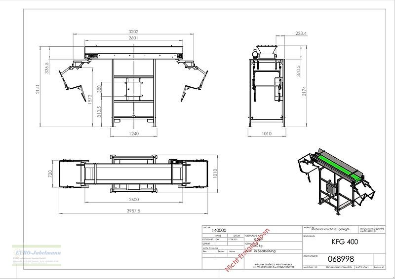 Lagertechnik des Typs EURO-Jabelmann Kistenfüllgerät KFG 400, NEU, Neumaschine in Itterbeck (Bild 4)