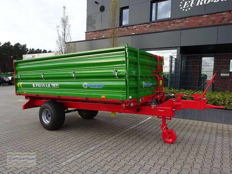 Kipper des Typs PRONAR Einachsdreiseitenkipper Modell 671 (7,4 to.) Auflauf/Druckluftbremse, NEU, Neumaschine in Itterbeck (Bild 14)