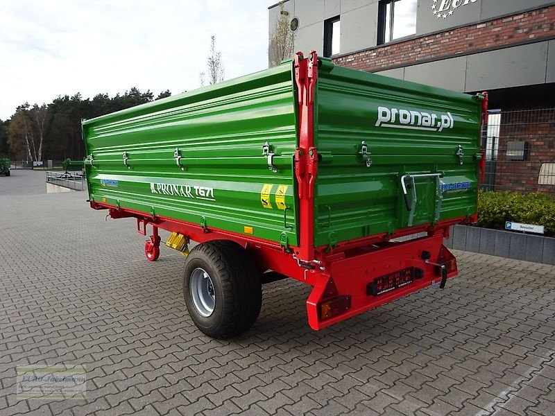 Kipper des Typs PRONAR Einachsdreiseitenkipper Modell 671 (7,4 to.) Auflauf/Druckluftbremse, NEU, Neumaschine in Itterbeck (Bild 12)