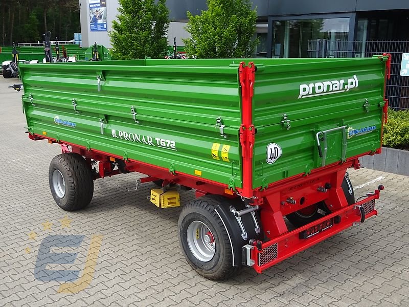 Kipper des Typs PRONAR Zwei-Achs-Dreiseitenkipper T 672 11,0 to. z.G.G, Zweiachskipper, Dreiseitenkipper Anhänger, Neumaschine in Itterbeck (Bild 3)